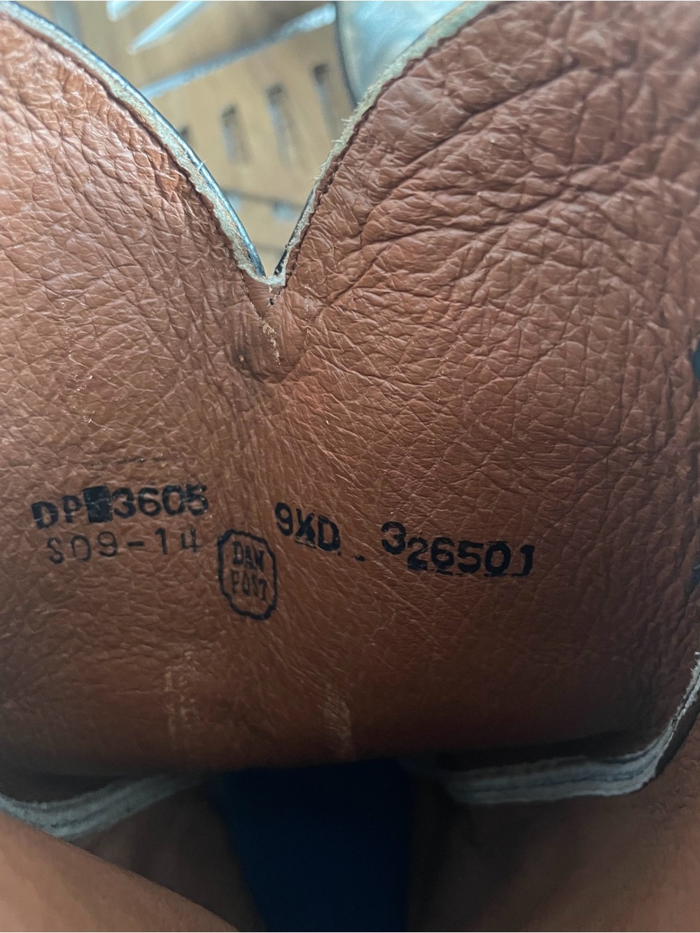 Dan Post DP3605 Anaheim Cowboy Boots Sand Distressed Leather Embroidered 9.5 D - Picture 6 of 7